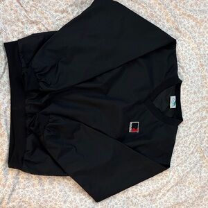 Augusta Sportswear Black Roush Windbreaker